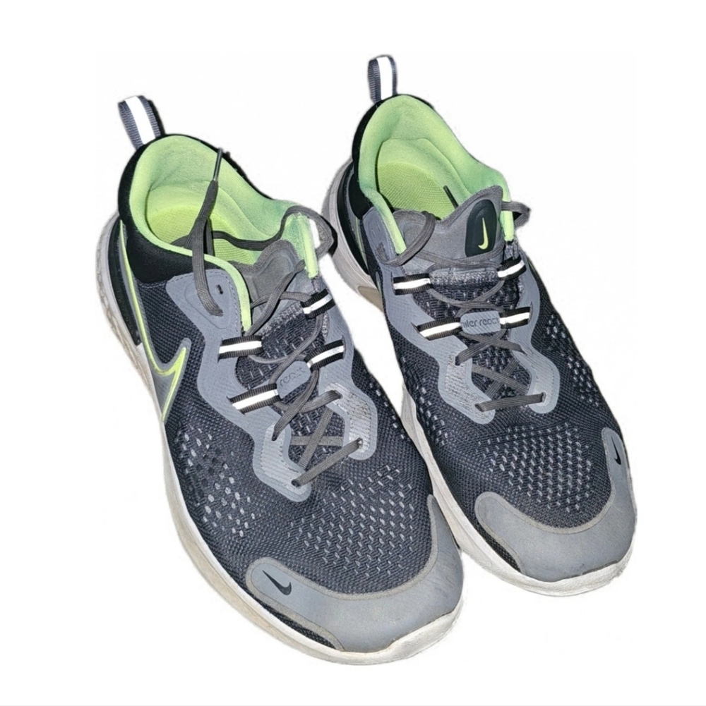 Nike Sneakers Volt React Miler 2 Mens 13 Smoke Gray CW7121-002 Trainer Walk Run